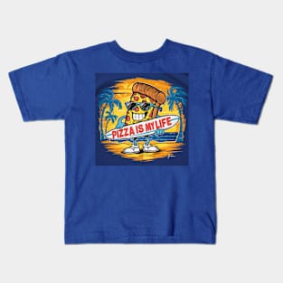 Pizza is my life Kids T-Shirt